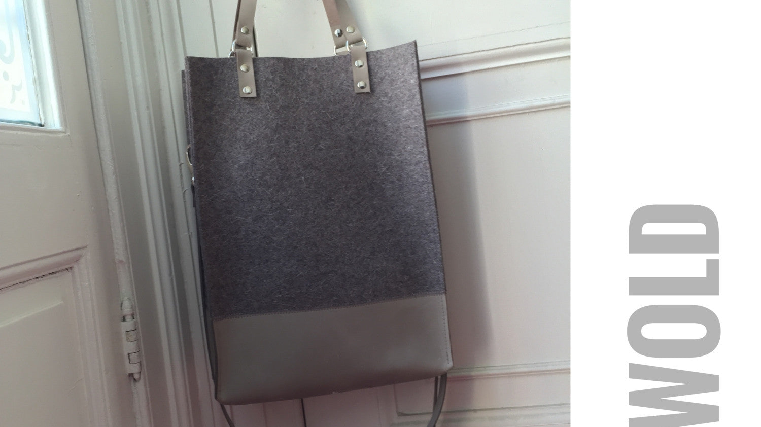 wool felt tote Sendai