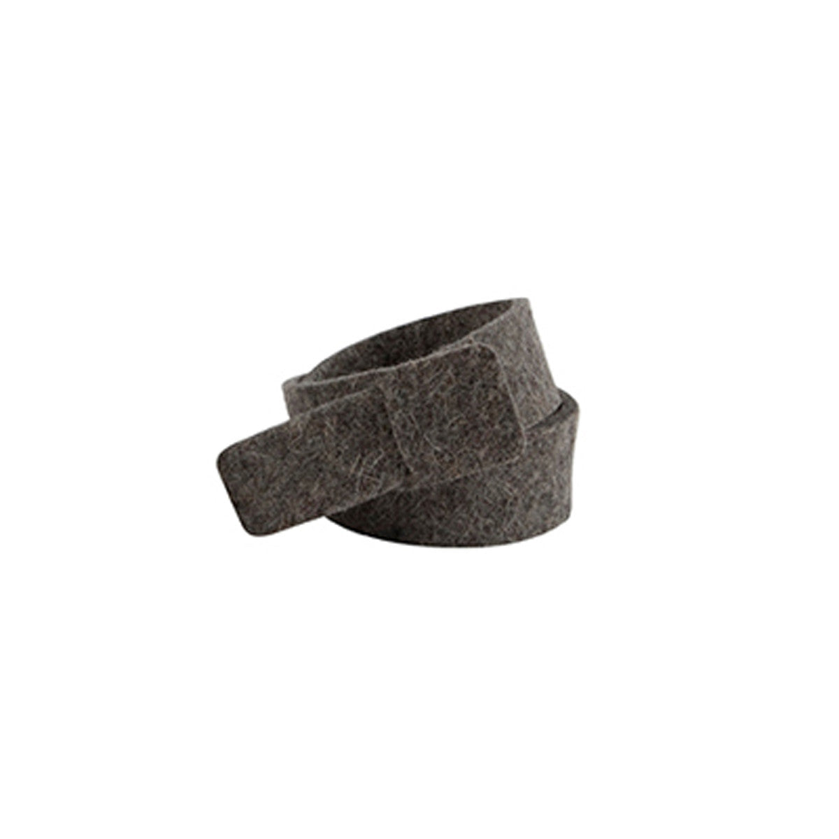 Bern armband van 100% wolvilt in levendig oranje, modern Dutch Design met een speels accent.