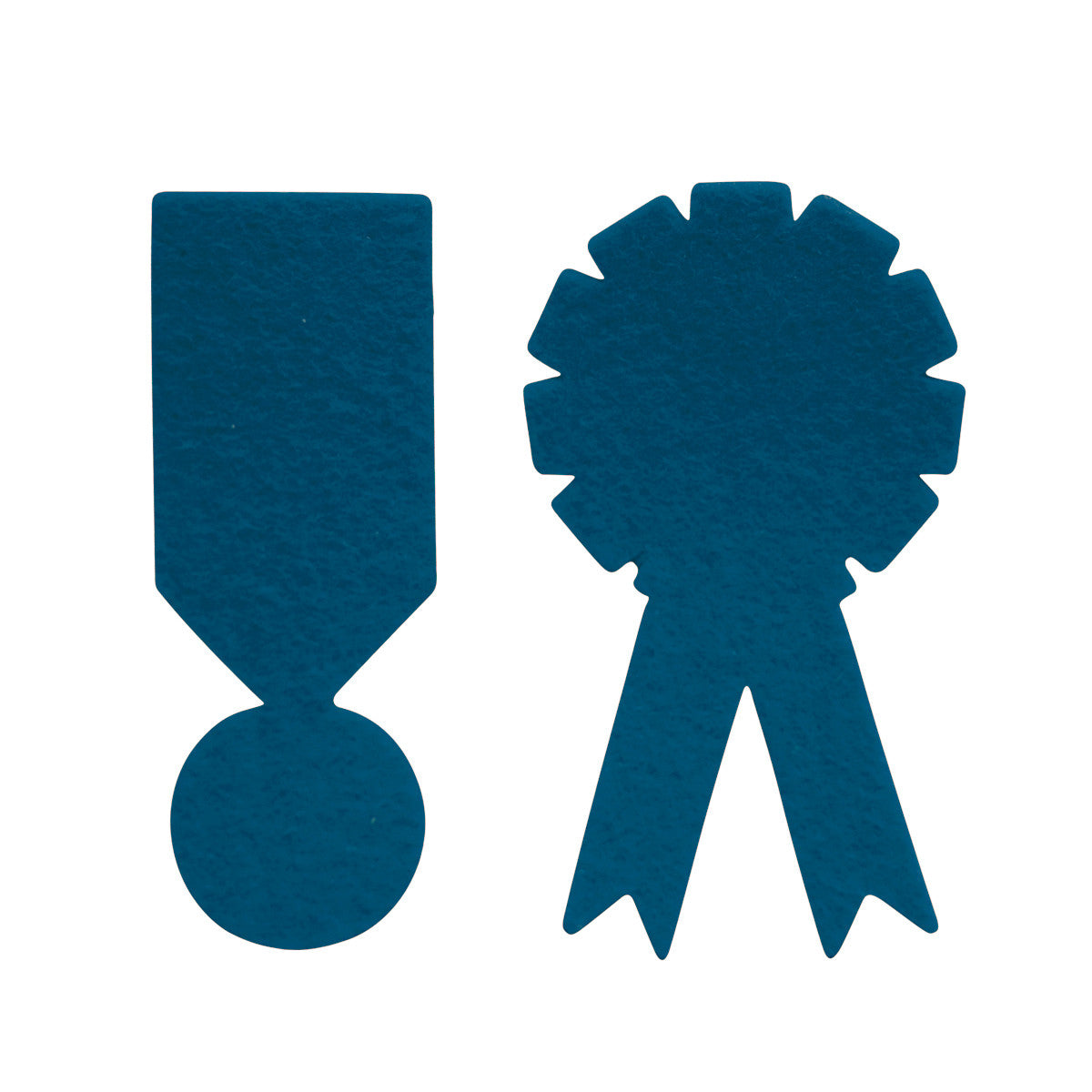 Groen merino wolvilt, levendige kleur en hoogwaardige kwaliteit voor unieke broche en medaille set Vienna van Studio ROWOLD