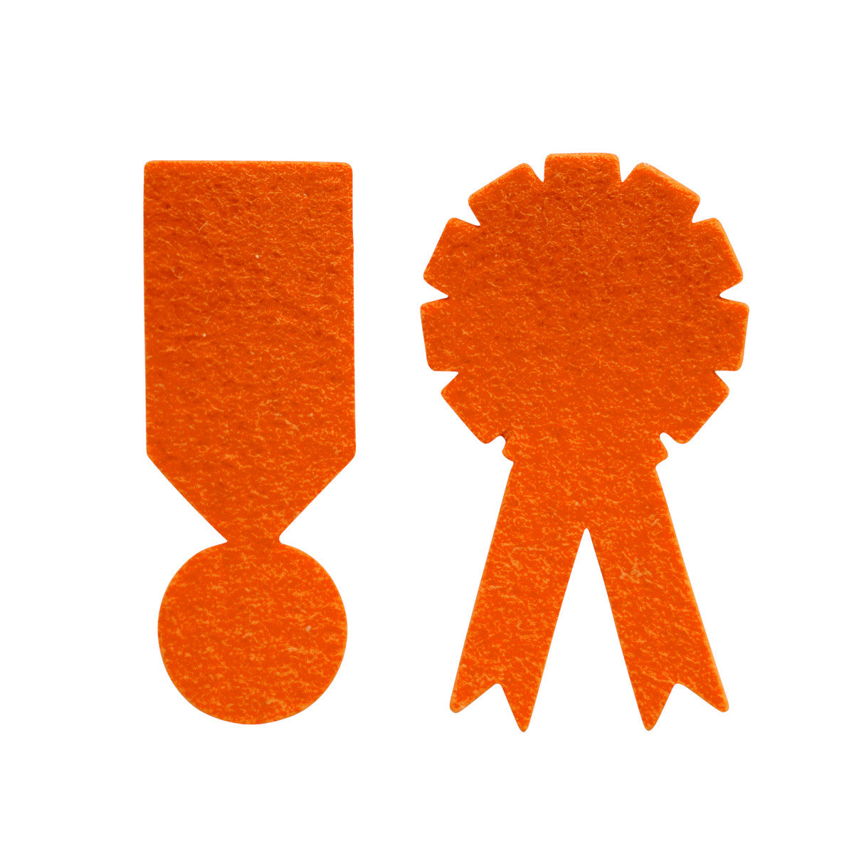 Antraciet gemêleerd merinowol vilt, stijlvolle mix van kleuren, ideaal voor moderne medaille- en rozetbrocheset Vienna van Studio ROWOLD