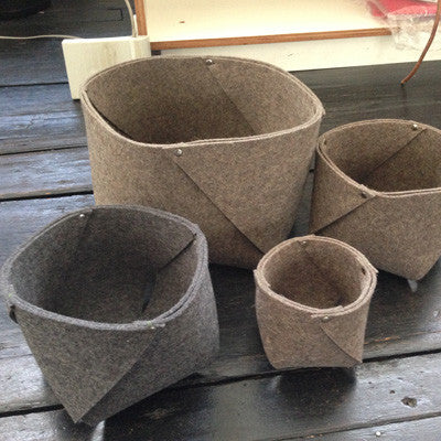 West felt container L - vilt schaal L -