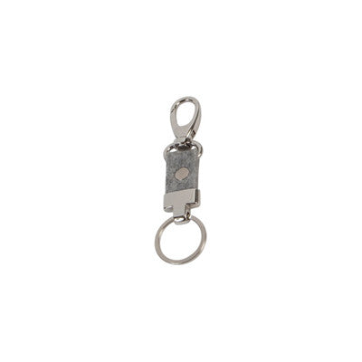 gray woolfelt chain for keys named Kyoto grijs wolvilt sleutelhanger studio ROWOLD Amsterdam