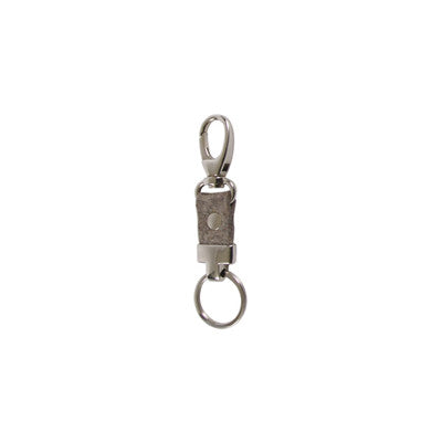 taupe woolfelt chain for keys named Kyoto bruin 3 mm wolvilt sleutelhanger studio ROWOLD Amsterdam