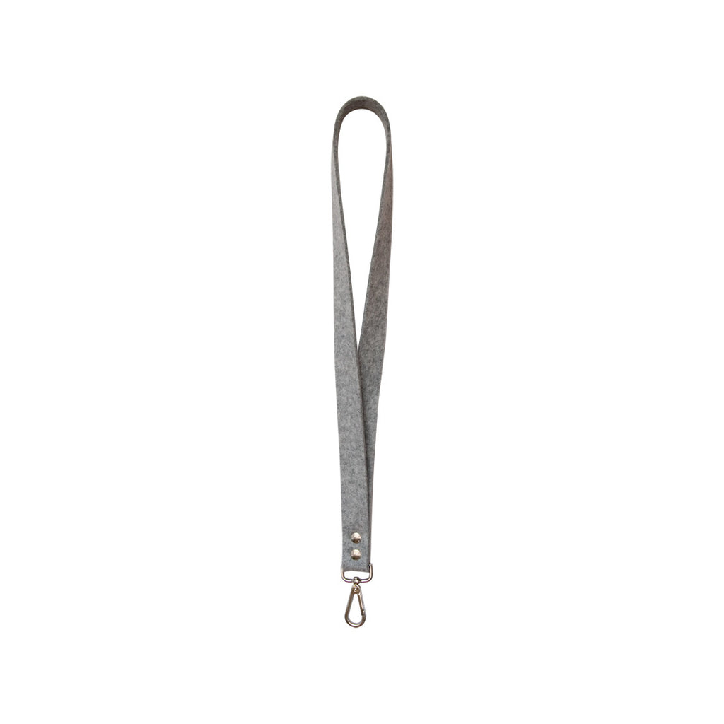long felt key cord with clip | Milan | lange vilt sleutelhanger met klip -
