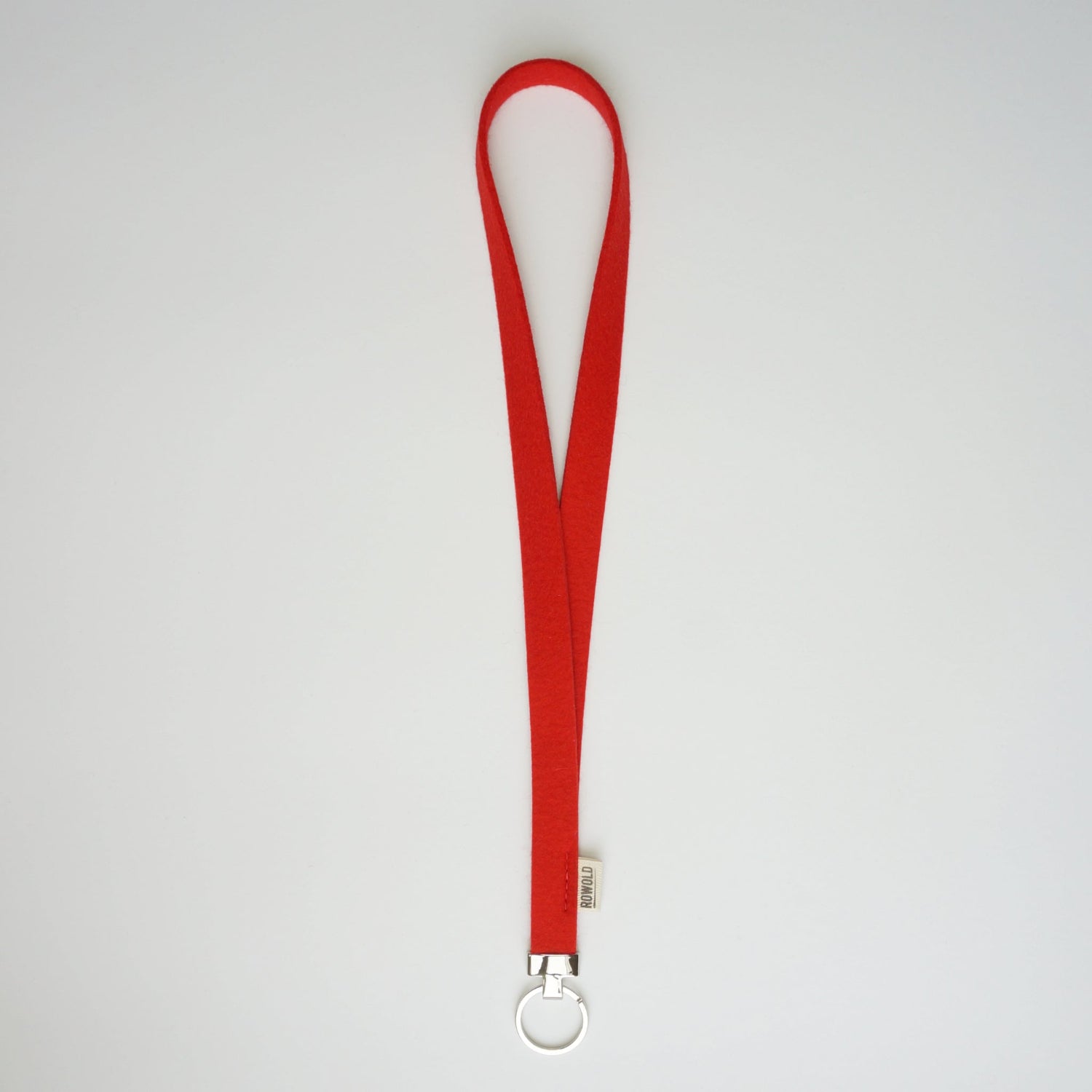 Groen handgemaakt keycord – vilten sleutelhanger uit Amsterdam met subtiele uitstraling