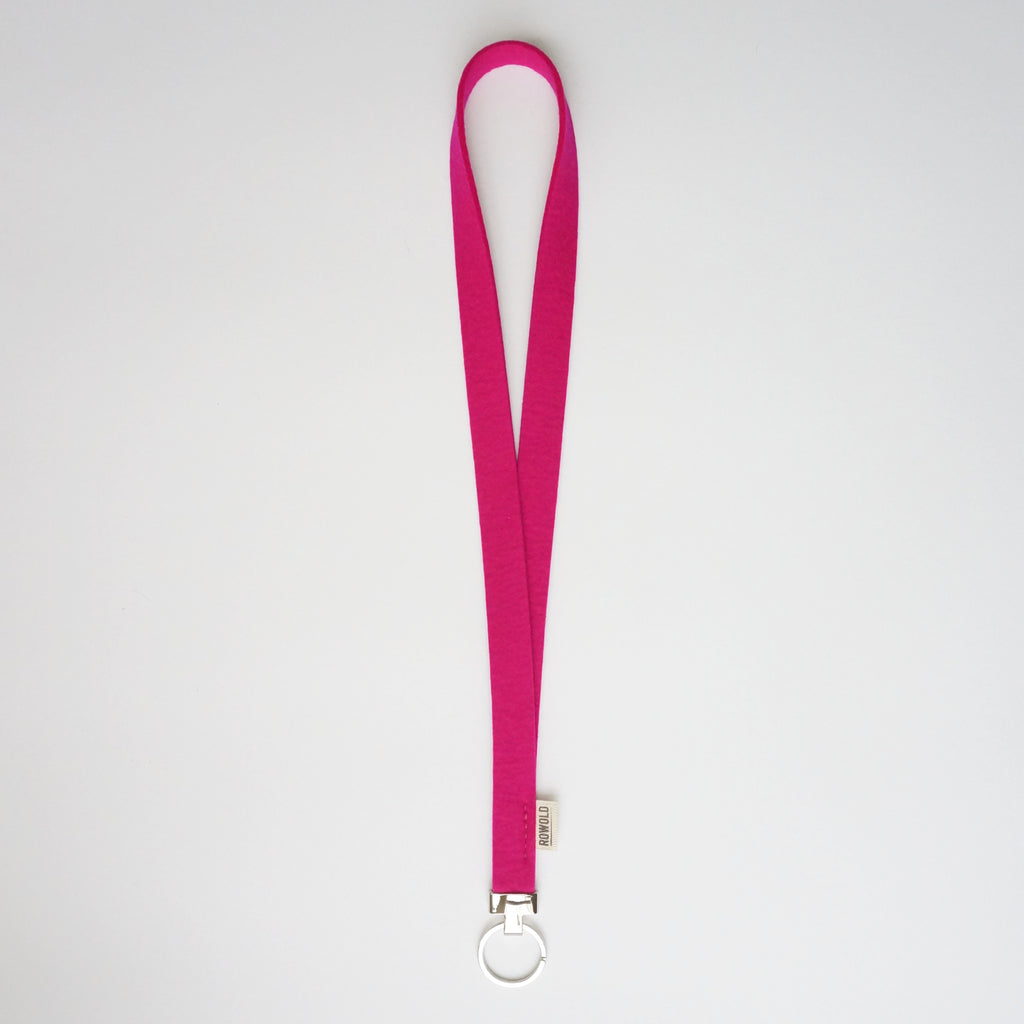 violet wool-felt key ribbon 3mm key ring Osaka  roze wol vilt sleutel lint Amsterdam studio rowold