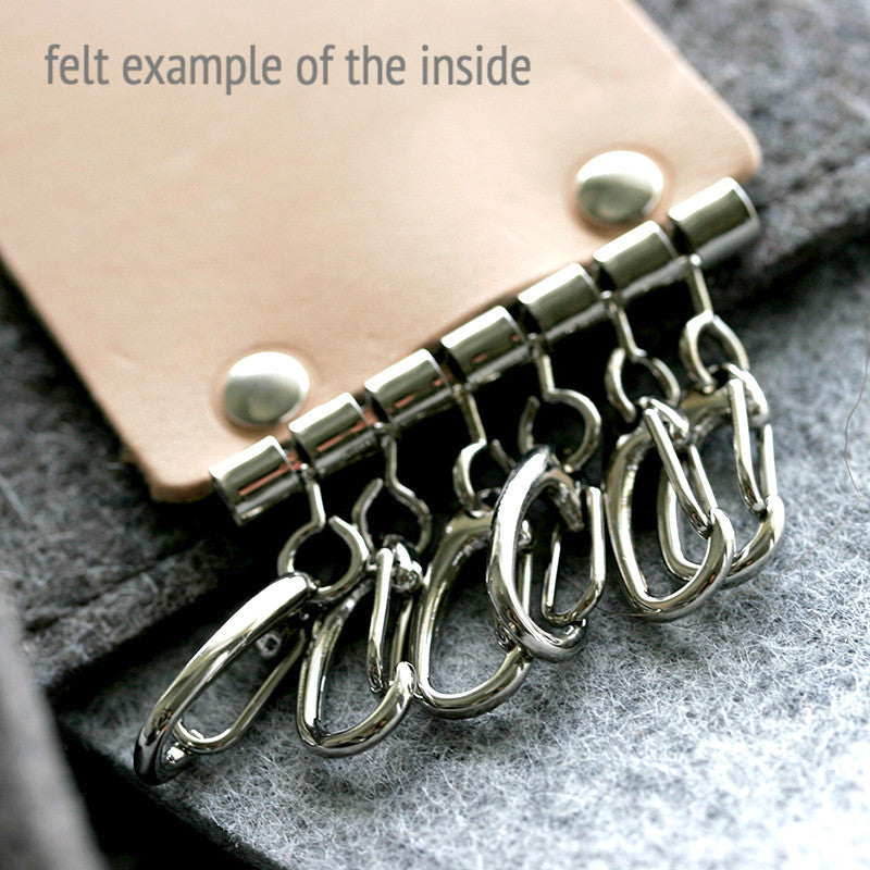 leather key wallet - Chiswick - sleutel etui -