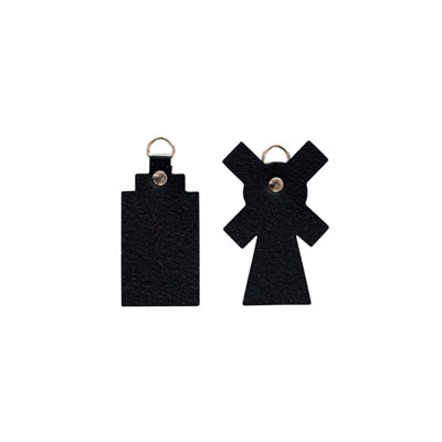 Sleutelhanger The Hague van wolvilt in oranje – perfect Hollands!