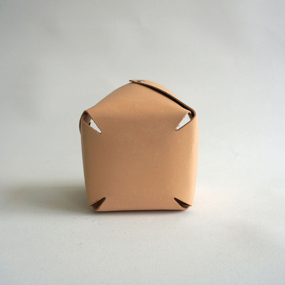 leather container West S - lederen bakje -