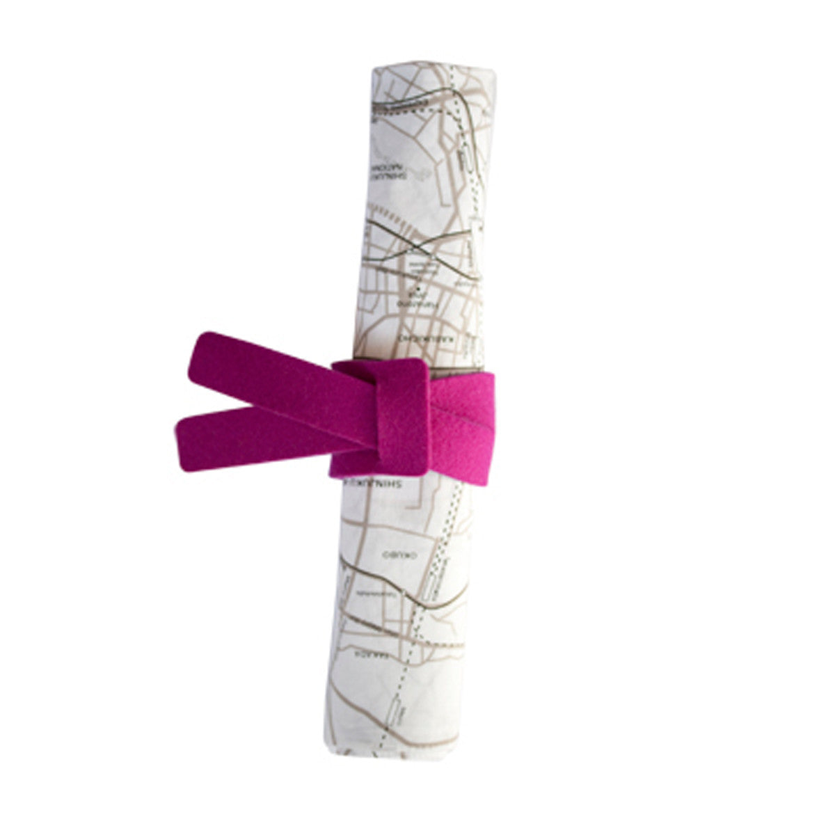 Unisex Dutch Design armband Dublin in fris blauw wolvilt. Eigentijds en makkelijk te combineren.