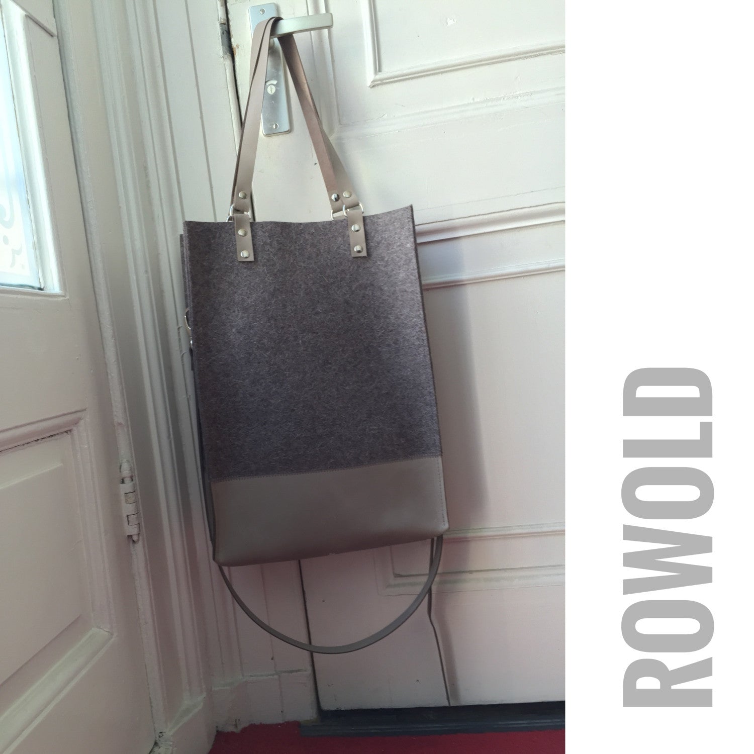 wool felt tote Sendai