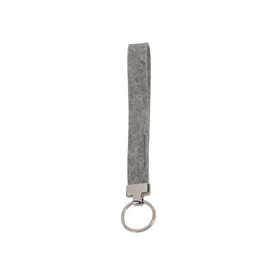 grey melee wool felt key hanger named Nagoya grijs gemeleerd wol vilten sleutel hanger studio ROWOLD Amsterdam