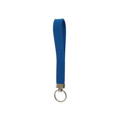 Teal blue woolfelt hanger for keys named Nagoya blauw wolvilt sleutelhanger studio ROWOLD Amsterdam