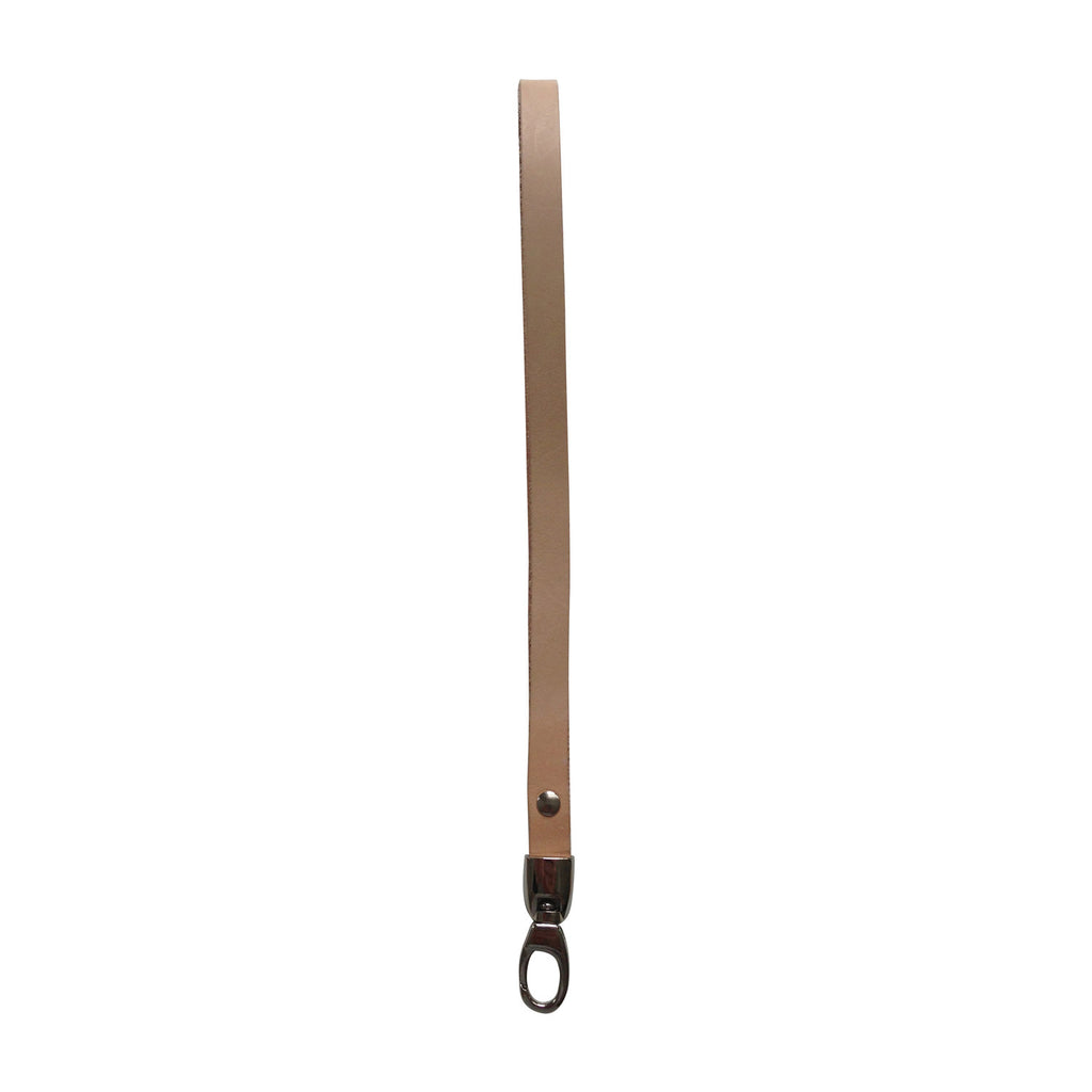 leather keycord/wrist strap Kiël - lederen polsband/sleutelhanger -
