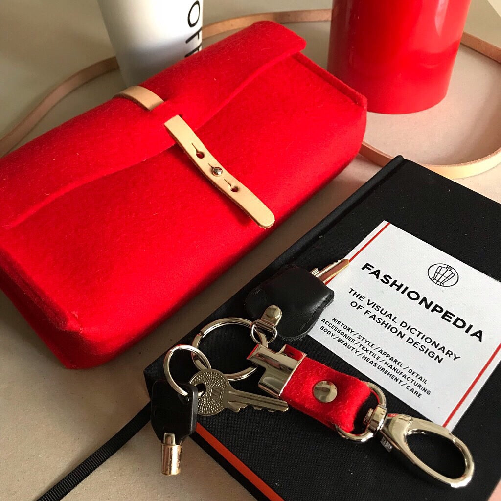 felt clutch | wool felt bag